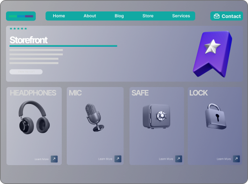 Shopify Store Front